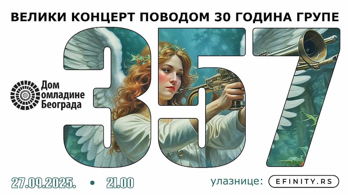 Grupa 357 na koncertu u Beogradu, slavlje 30 godina rada benda